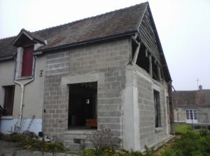 Changement des menuiseries et isolation thermique par l'extérieur à SAVIGNY SUR BRAYE (41).