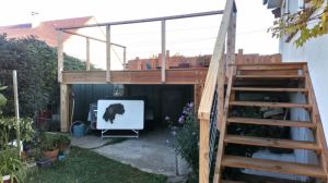 terrasse bois douglas pilotis vencome vendomois azé mazangé st fimin des prés ouques