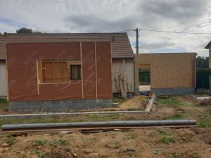 extension isolation garage epuisay couetron au perche vendomois biosourcé bardage bois