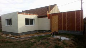 extension isolation garage epuisay couetron au perche vendomois biosourcé bardage bois