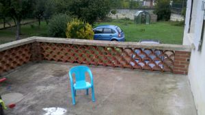 Rénovation d'une étanchéité de terrasse avec voile d'ombrage sur PONCE SUR LE LOIR (72) Sarthe