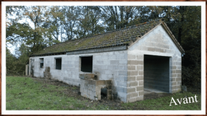 Réhabilitation d'un garage, d'une extension et transformation d'une conserverie en chambre, sur Epuisay (41).