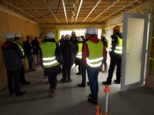 Après Val Touraine Habitat, nouvelle visite avec ARBOCENTRE sur le chantier à Reugny (37).