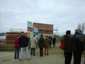 Viste des Élus sur le chantier à Reugny (37)